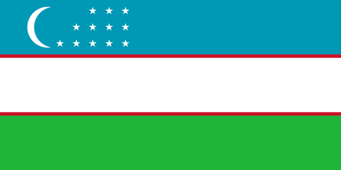 Uzbekistan Flag 100D Rough Tex® (Multiple Sizes)