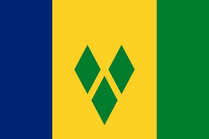 Saint Vincent and the Grenadines Flag 100D Rough Tex® (Multiple Sizes)