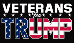 Veterans For Trump Black 3'X5' Flag Rough Tex® 100D