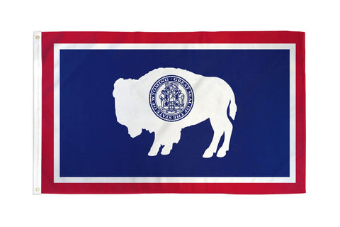 Wyoming 5'x8' State Flag ROUGH TEX® 68D